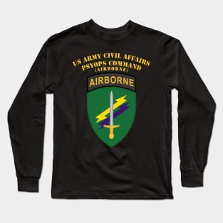 United States Army Civil Affairs and Psychological Operations Command Long Sleeve T-Shirt